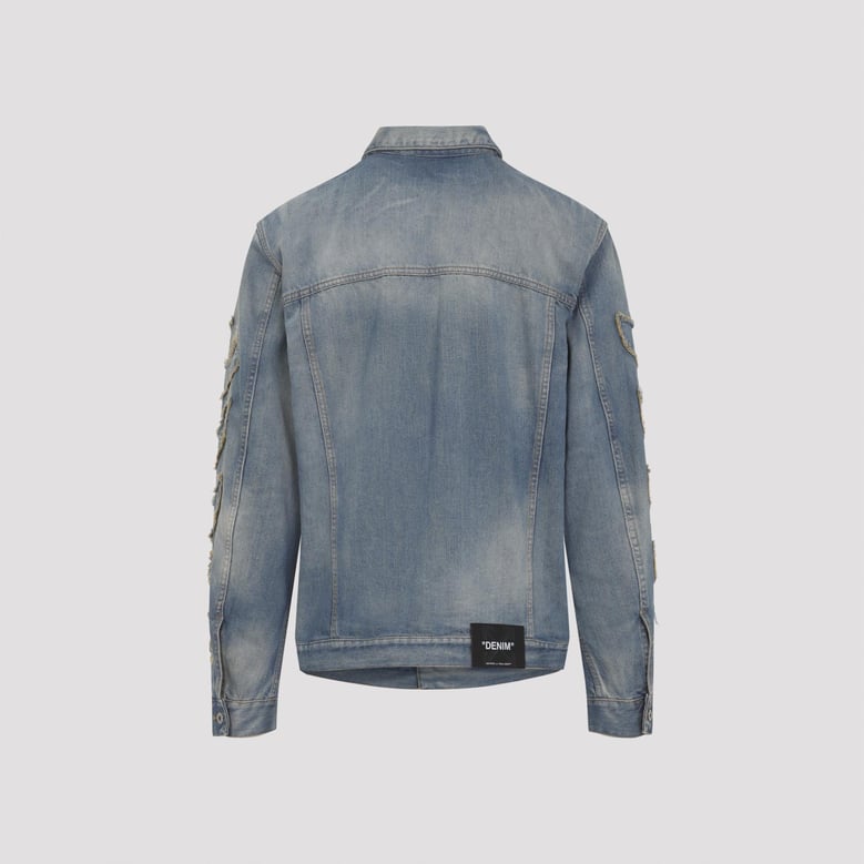 denim cotton-blend shirt by Selfnex