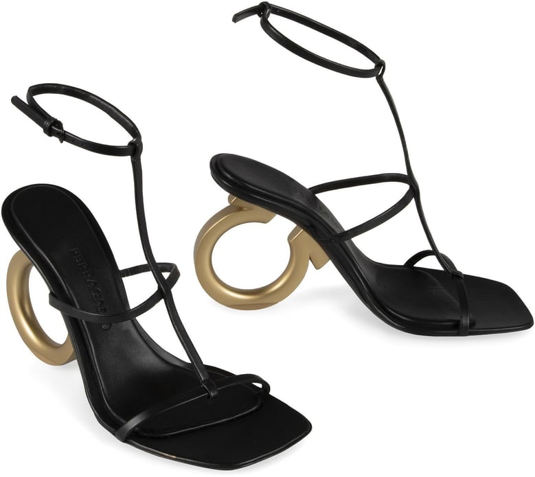 elina leather sandals by Selfnex