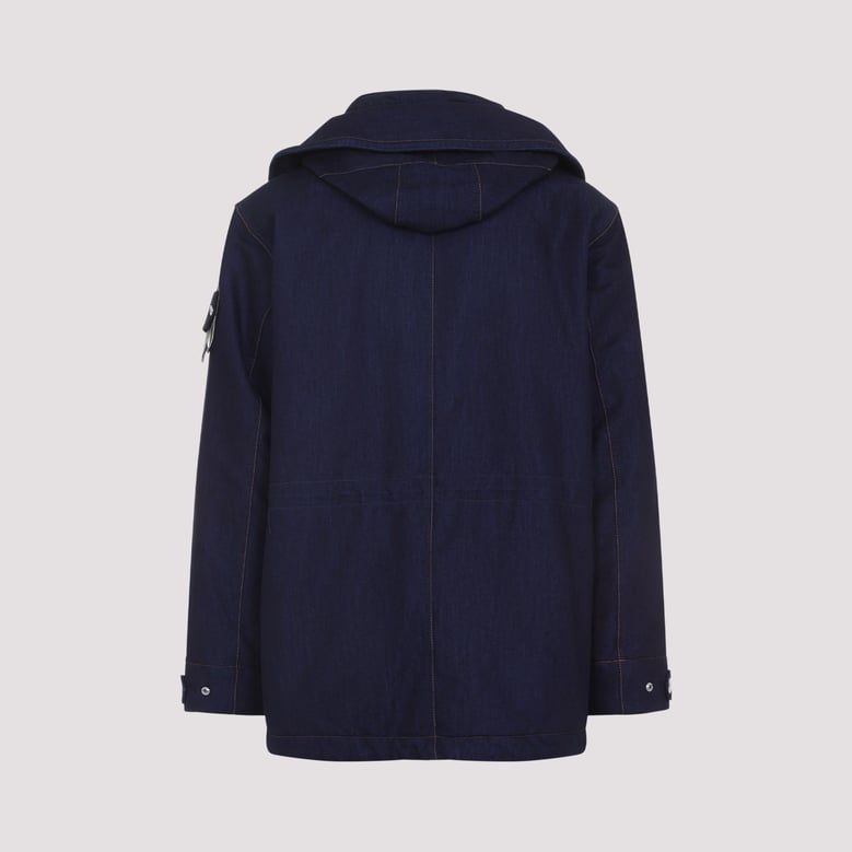 blue rinse cotton outerwear by Selfnex