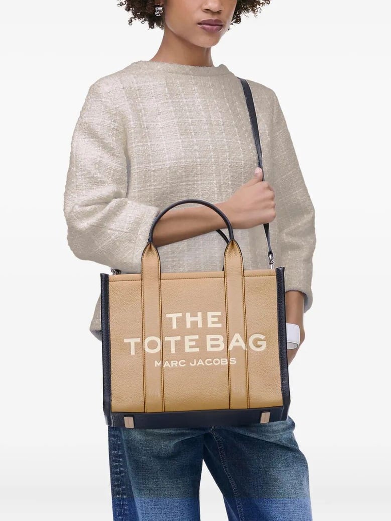 beige cow leather handbag by Selfnex