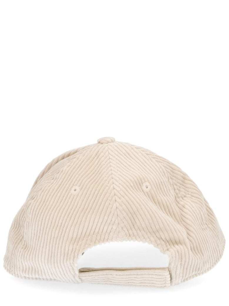 beige cotton hat by Selfnex