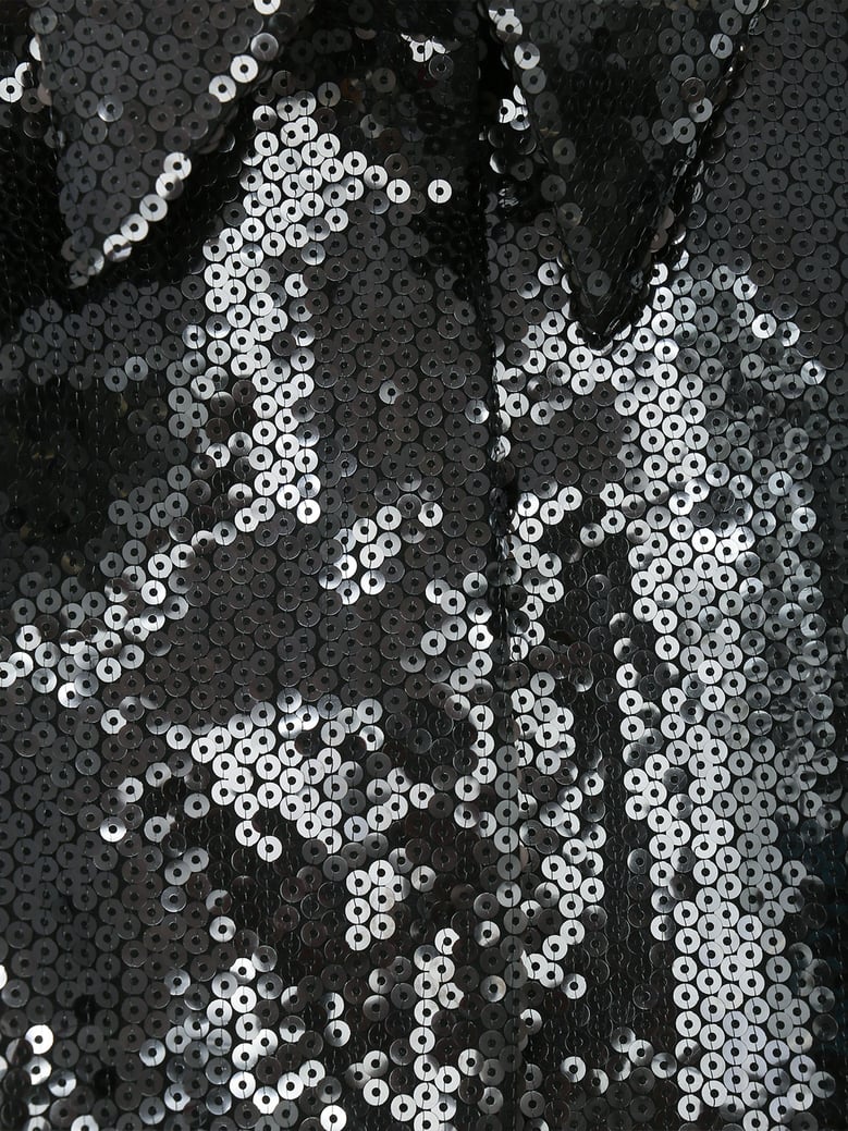 black polyester shirt by Selfnex