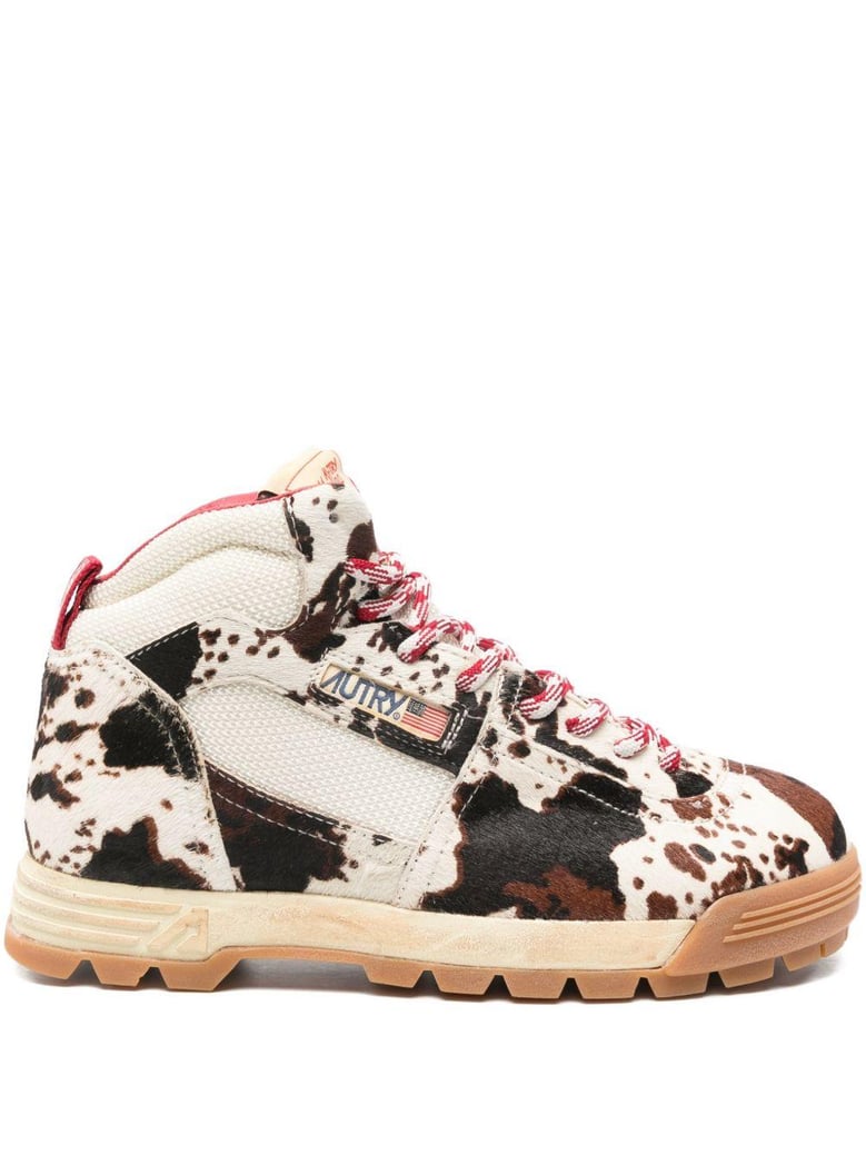 multicolour cow leather boots by Selfnex