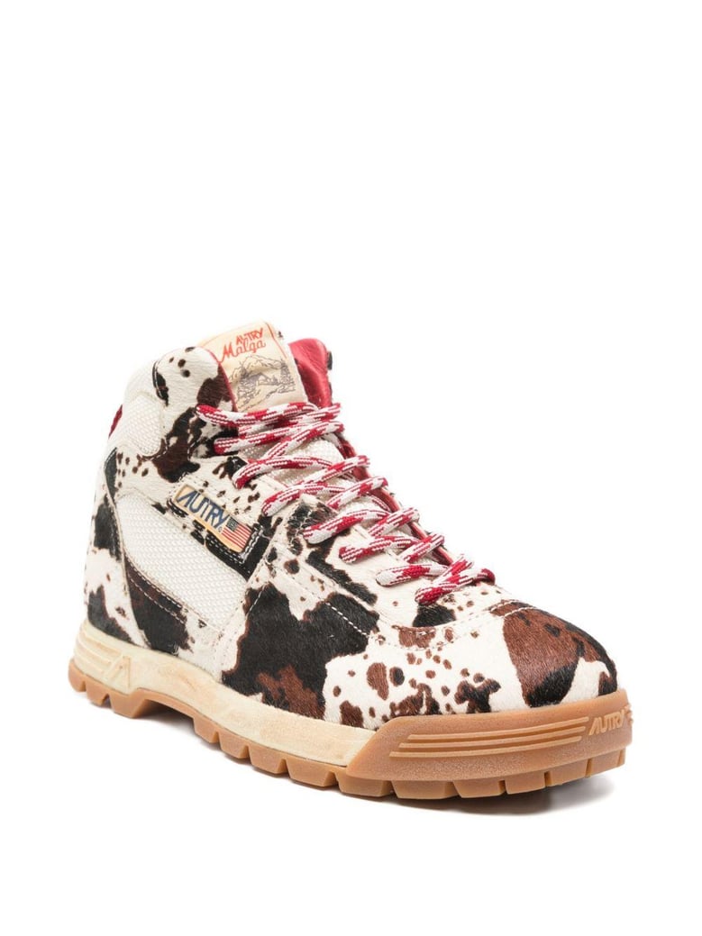 multicolour cow leather boots by Selfnex