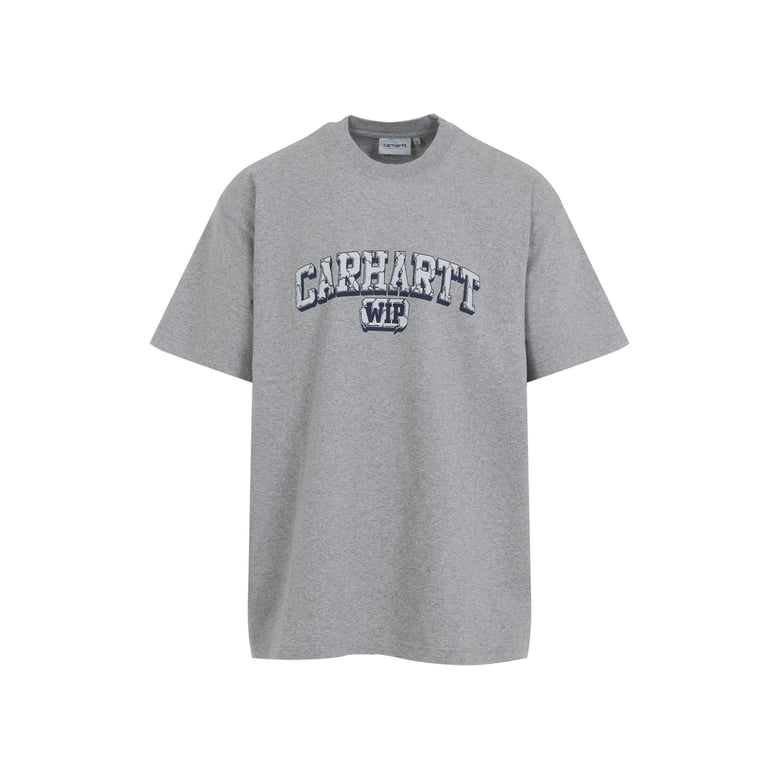 grey s/s heavy duty cotton t-shirt by Selfnex