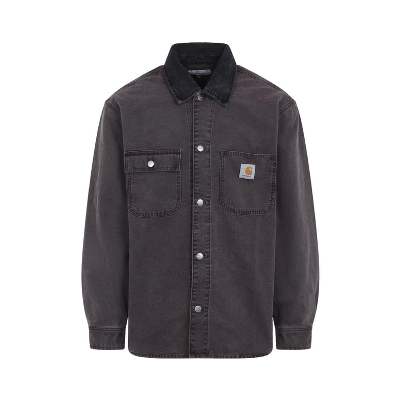 black mitch shirt cotton jacket by Selfnex