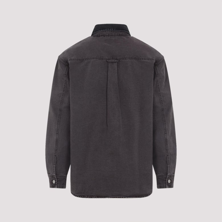 black mitch shirt cotton jacket by Selfnex