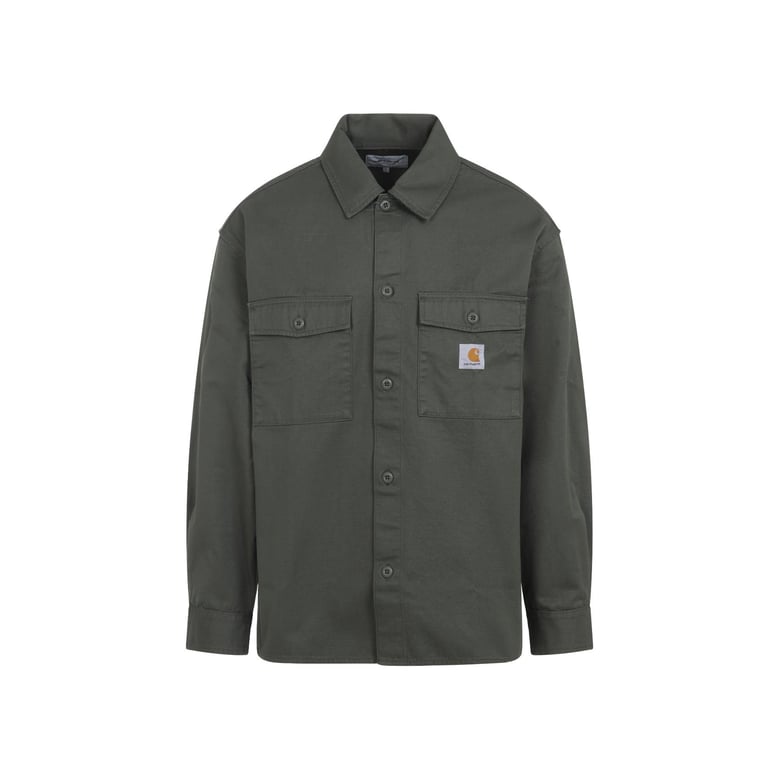 green kelly shirt cotton jacket by Selfnex