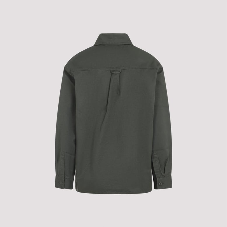 green kelly shirt cotton jacket by Selfnex