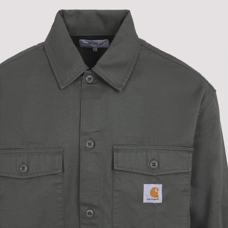 green kelly shirt cotton jacket by Selfnex