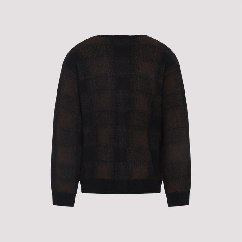 black everson alpaca cardigan by Selfnex