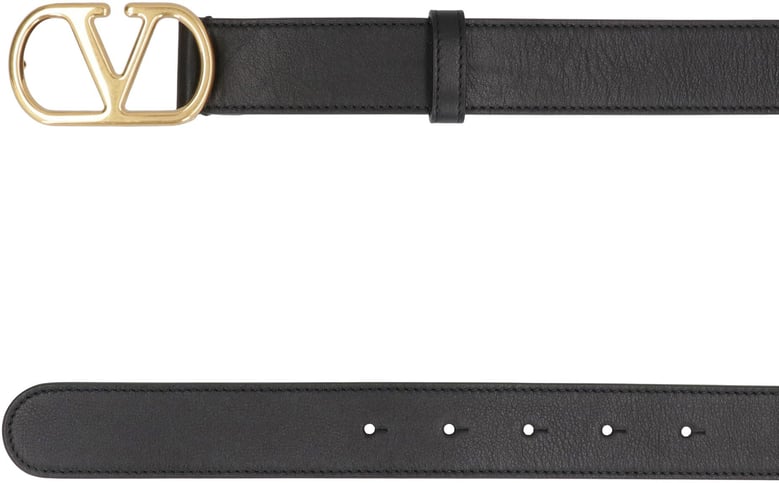 vlogo signature leather belt by Selfnex