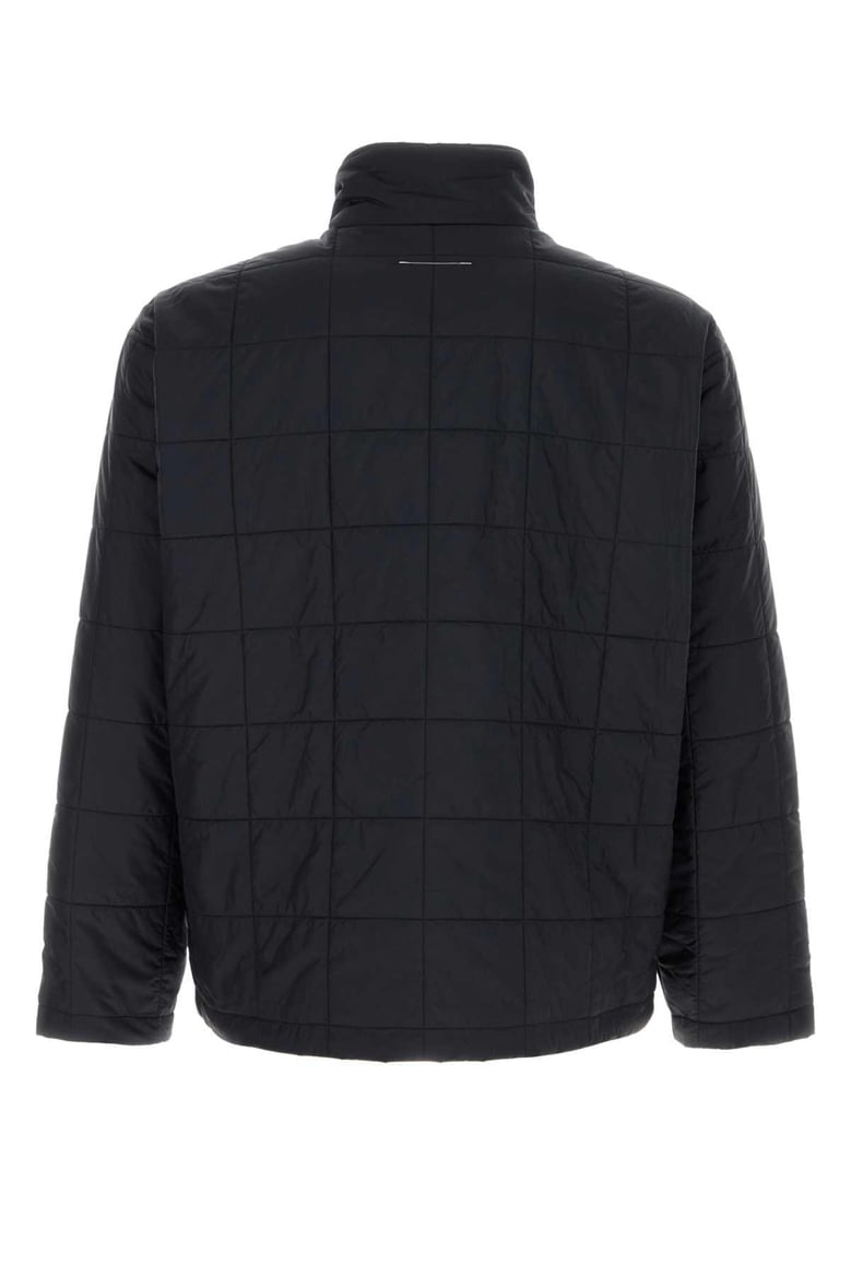 reversible black nylon jacket by Selfnex