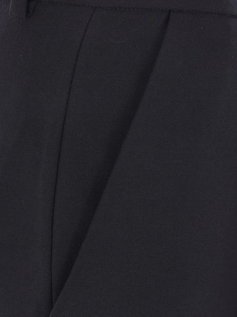 black pants with darts by Selfnex