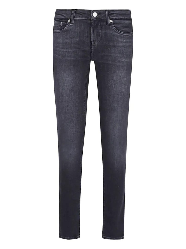 low-rise skinny jeans by Selfnex