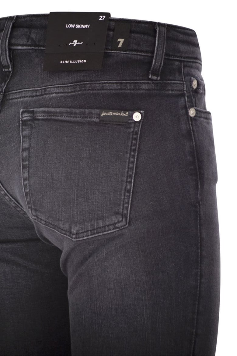 low-rise skinny jeans by Selfnex