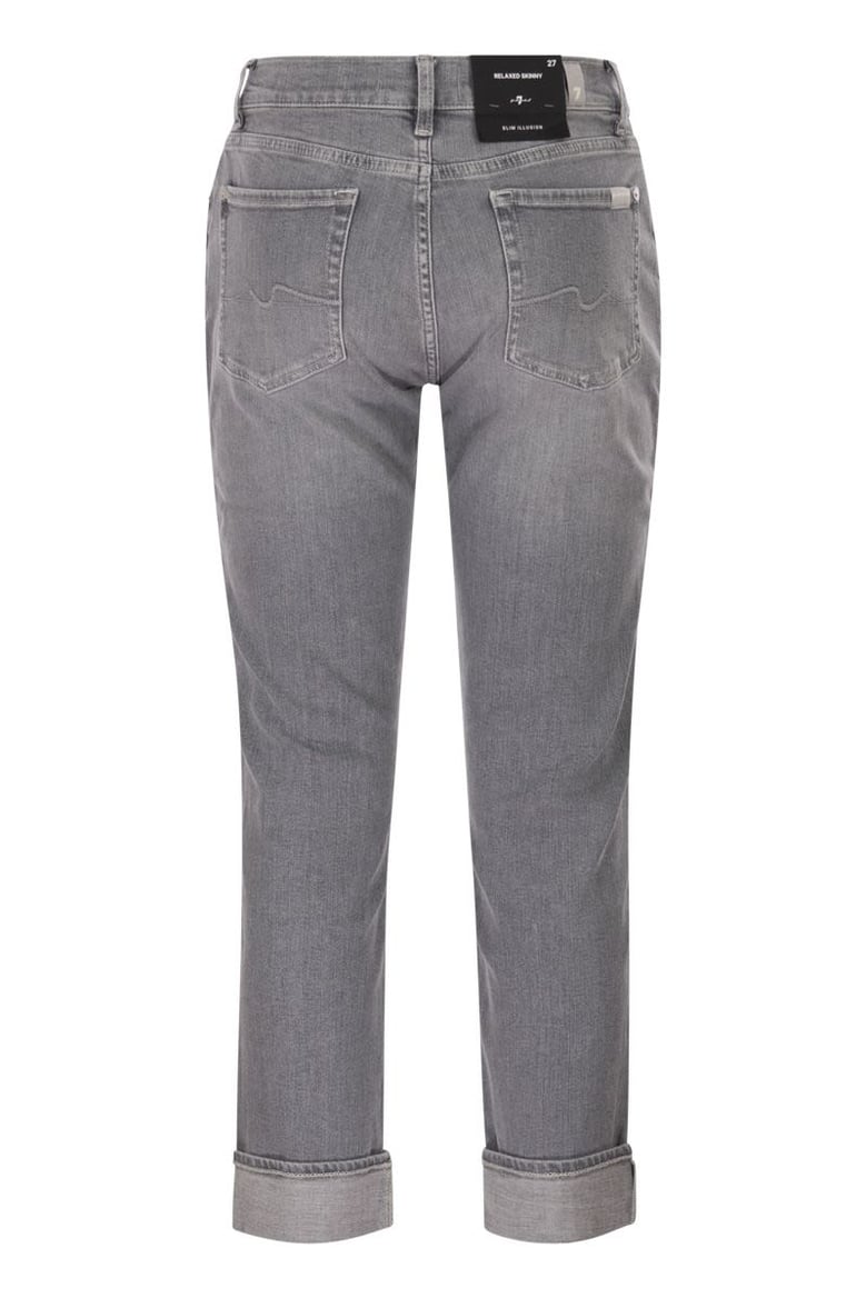 relaxed skinny - medium waist boyfriend jeans by Selfnex