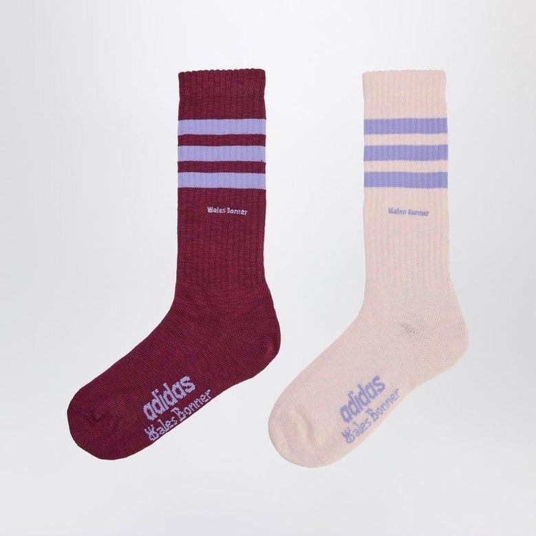 set of two cotton blend socks by Selfnex