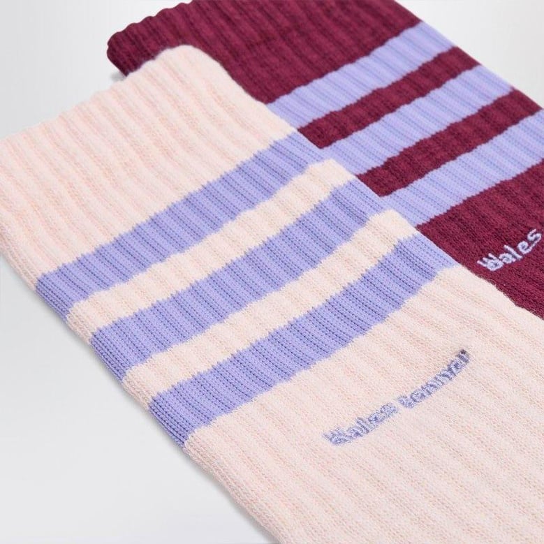 set of two cotton blend socks by Selfnex
