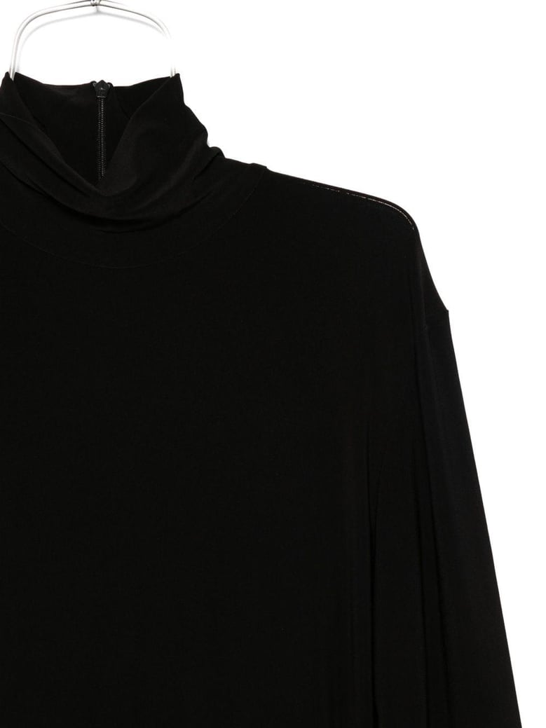 turtle-neck midi dress by Selfnex