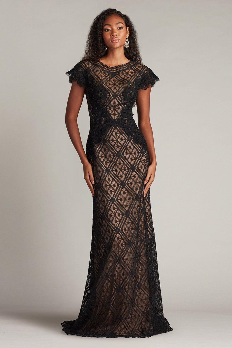 jasi embroidered illusion gown by Selfnex