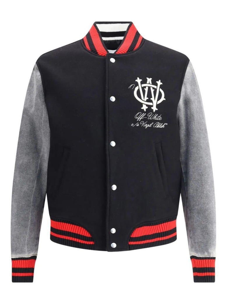 gothic wool varsity jckt by Selfnex