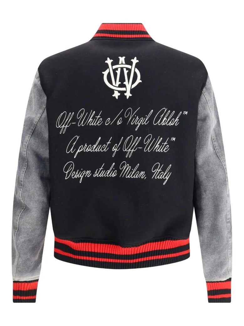 gothic wool varsity jckt by Selfnex