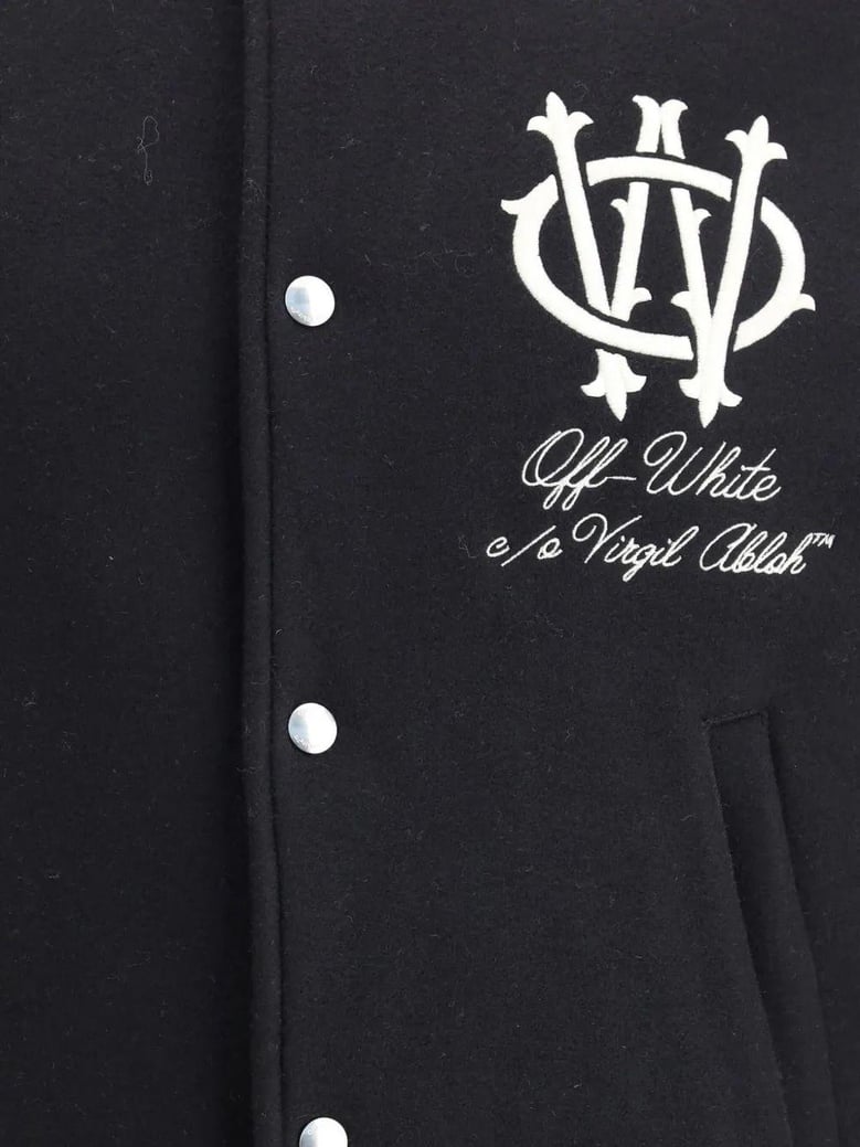 gothic wool varsity jckt by Selfnex