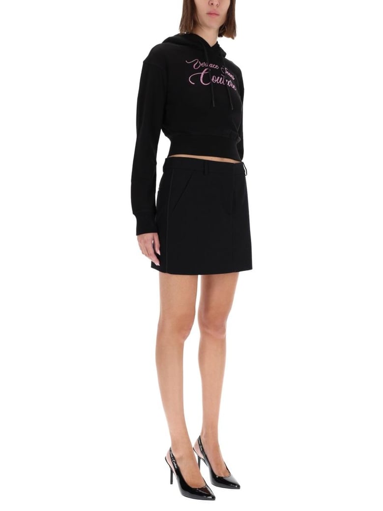 cropped sweatshirt with logo by Selfnex