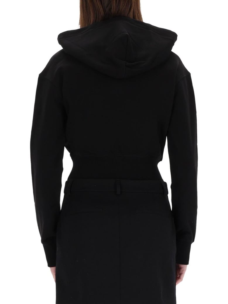 cropped sweatshirt with logo by Selfnex