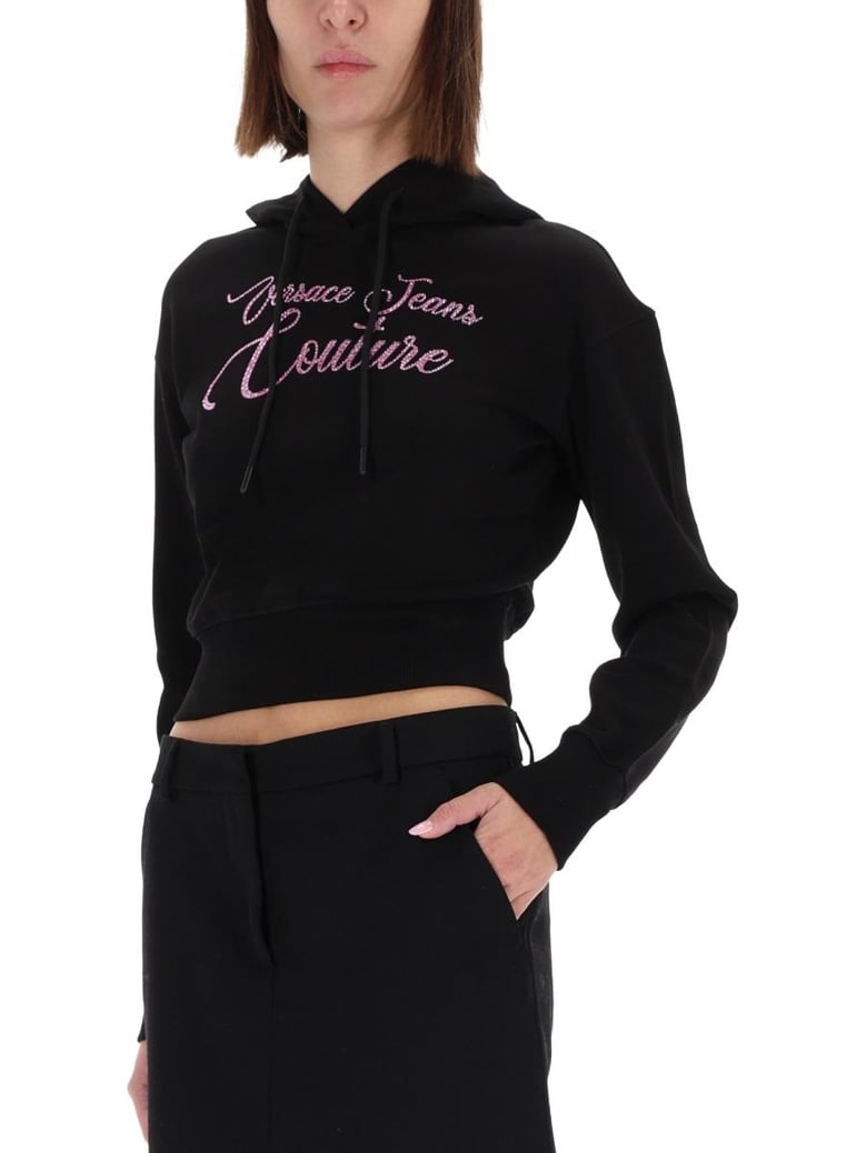 cropped sweatshirt with logo by Selfnex