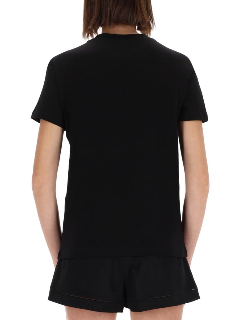 tshirt with logo and rhinestones by Selfnex