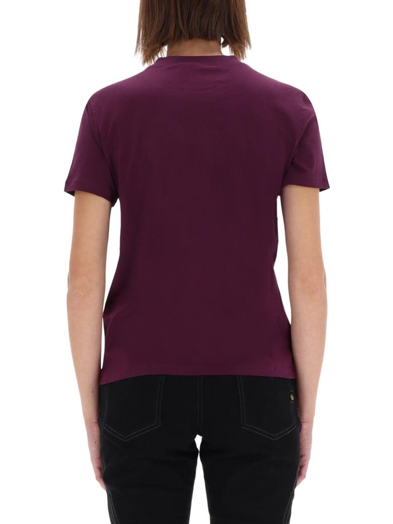 tshirt with logo and rhinestones by Selfnex