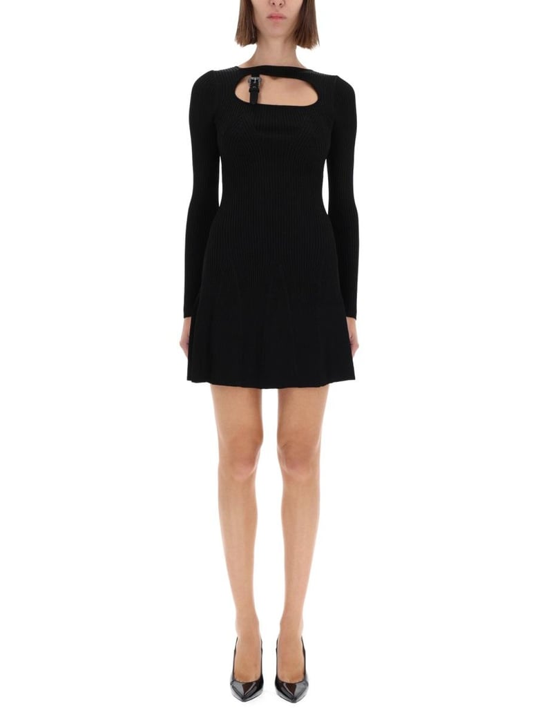 baroque buckle dress by Selfnex