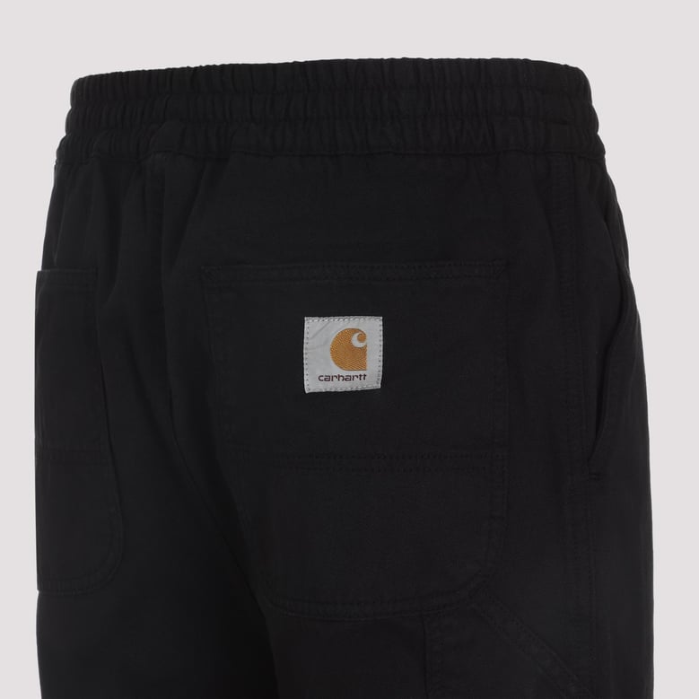 black flint cotton pants by Selfnex