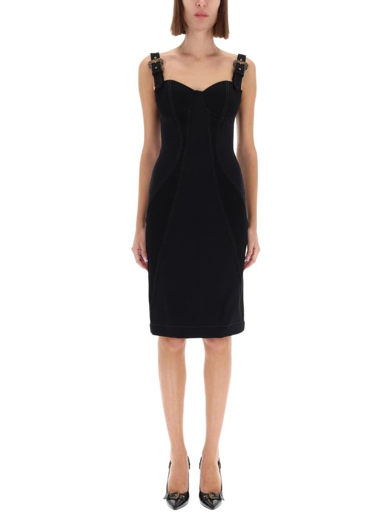 baroque buckled dress by Selfnex
