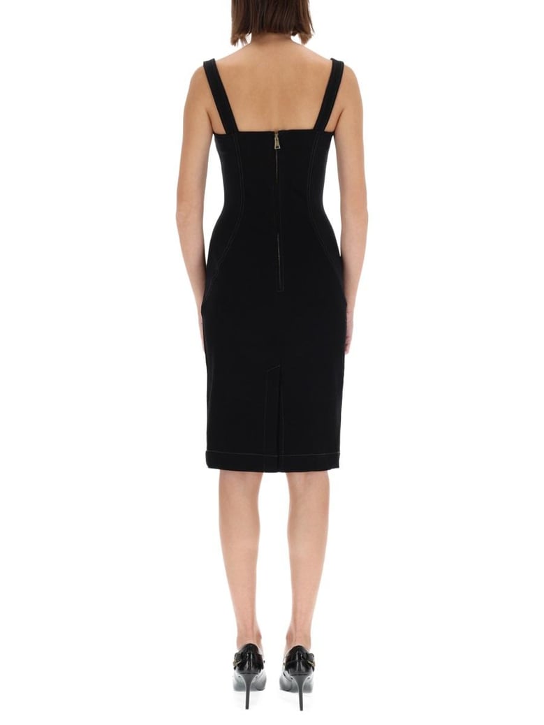 baroque buckled dress by Selfnex