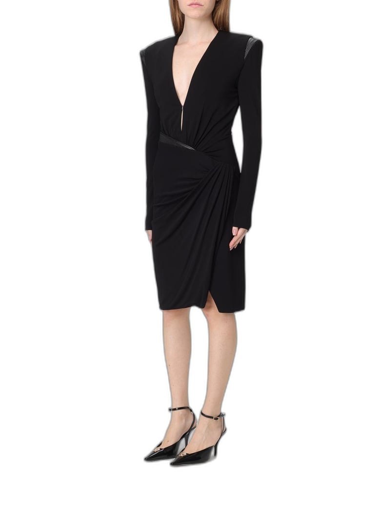 vneck mini dress by Selfnex