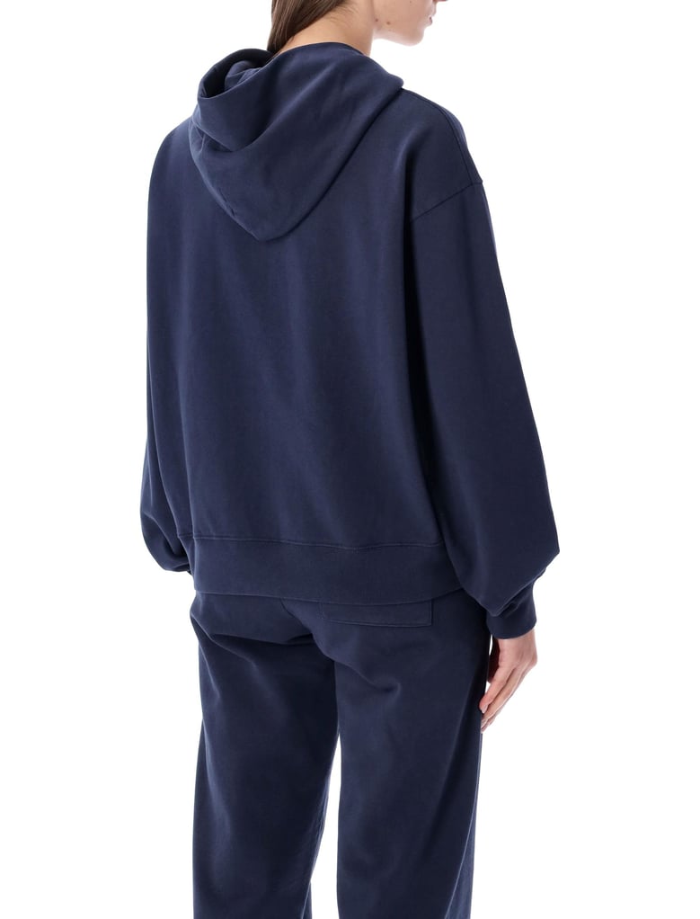 sporty & rich s&r ivy zip hoodie in navy by Selfnex