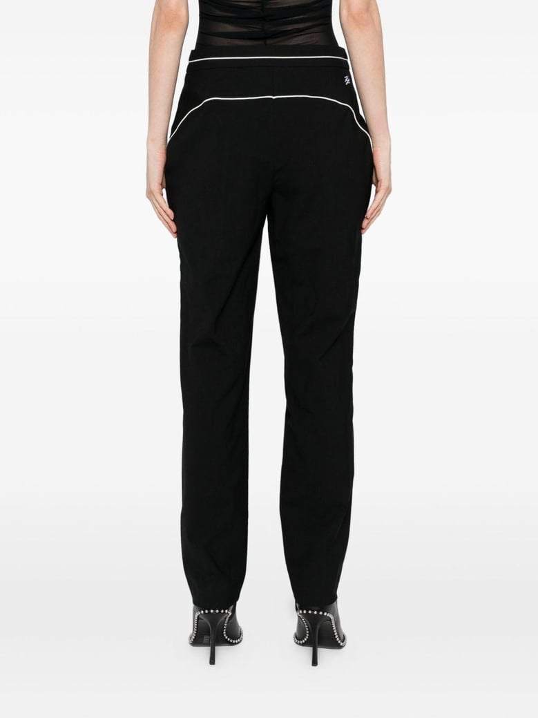 pantalon sastre negro raya blanca by Selfnex