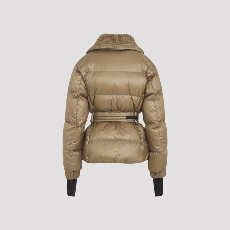 bataillouse padded ski jacket with belt by Selfnex