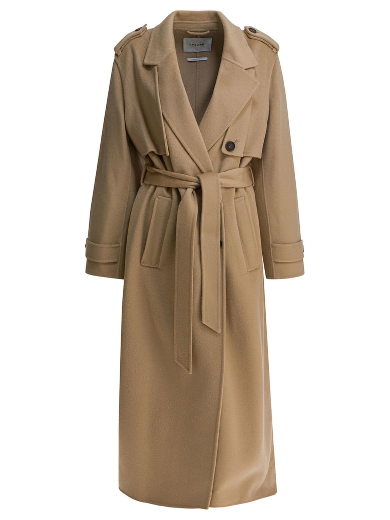 beige rws wool jacket by Selfnex