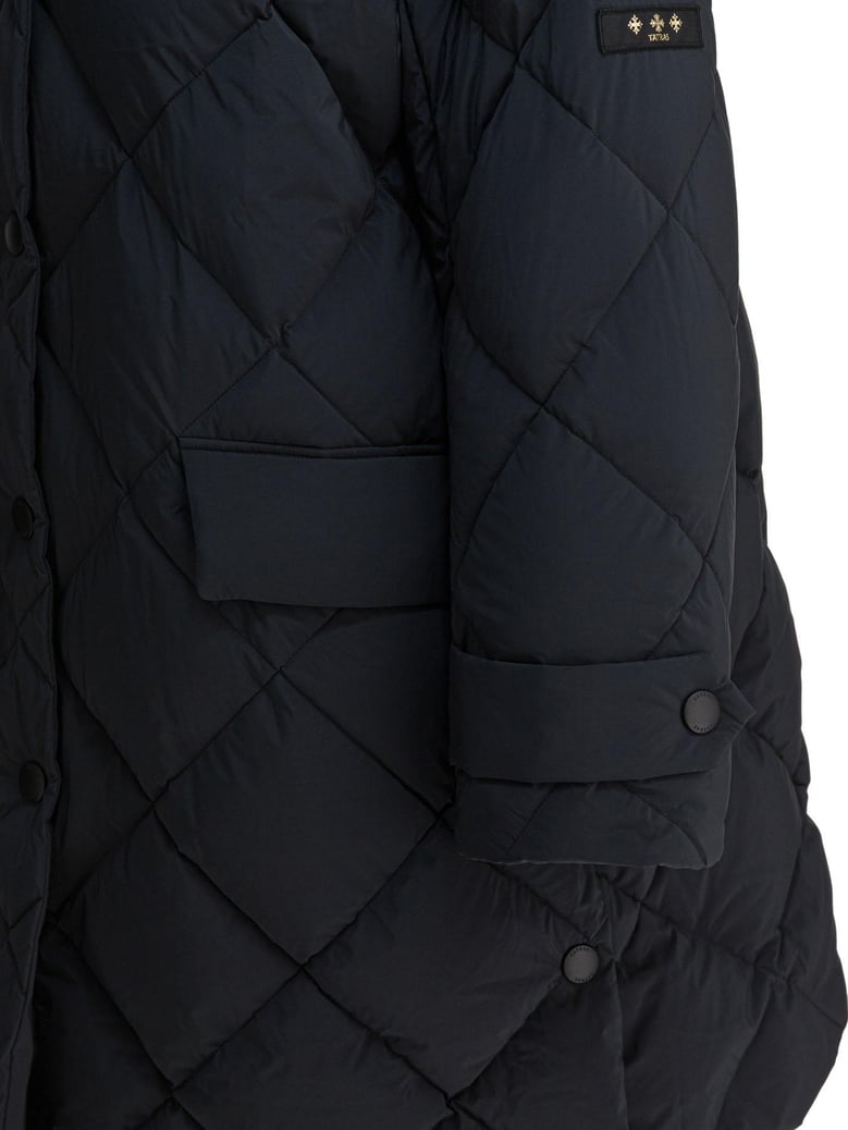 black polyester nylon down jacket by Selfnex