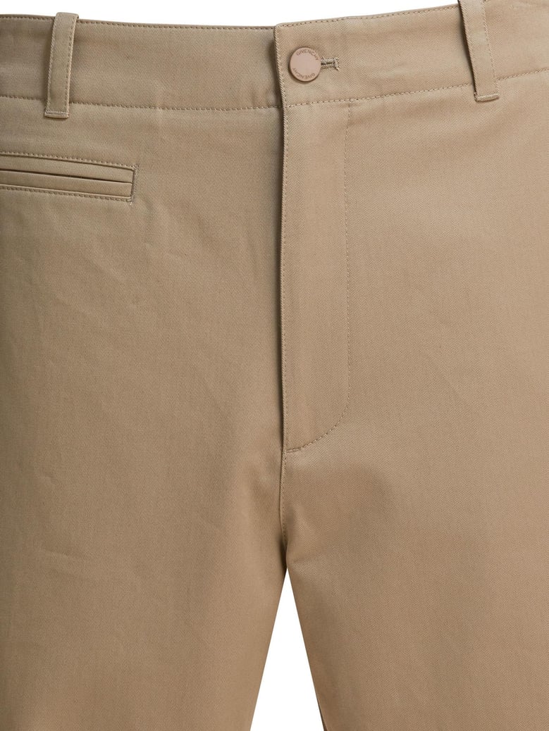 beige cotton shorts by Selfnex