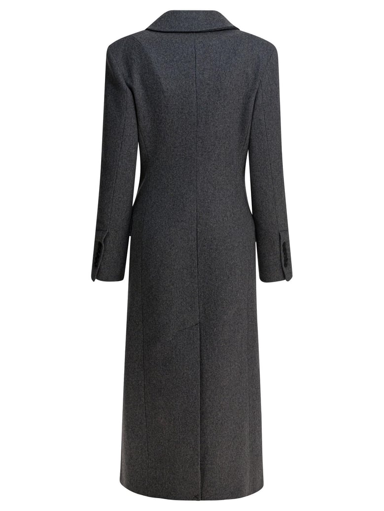 grey recycled wool jacket by Selfnex