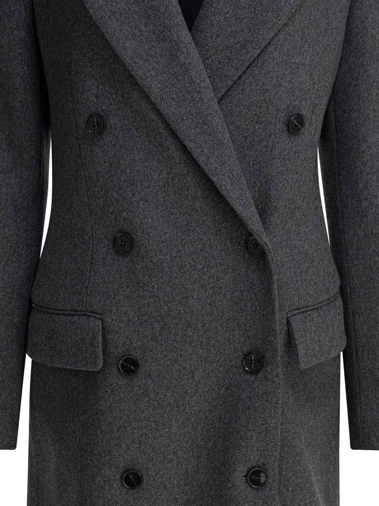 grey recycled wool jacket by Selfnex