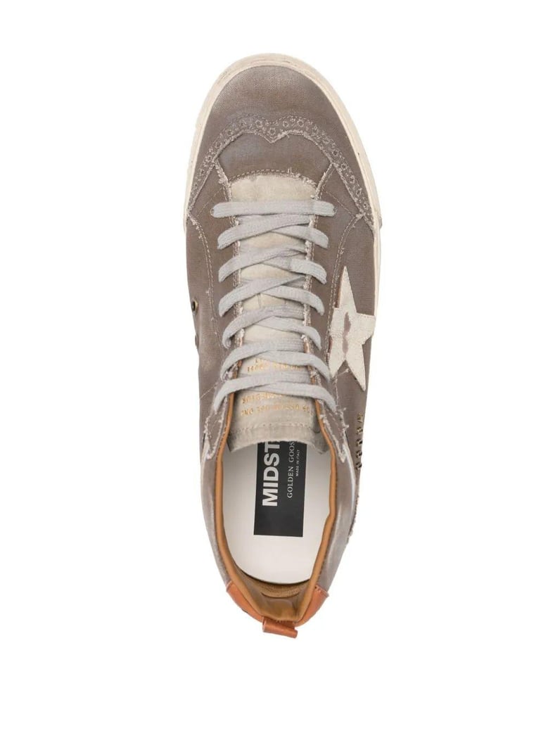 mid star canvas upper suede tongue by Selfnex