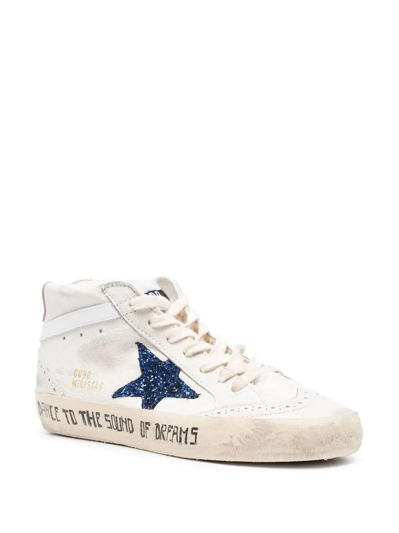 mid star nappa leather upper glitte by Selfnex