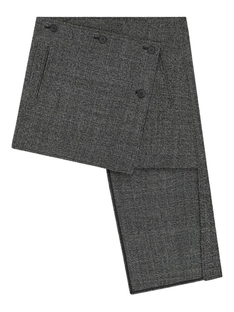 mini-skirt oblique caviar by Selfnex