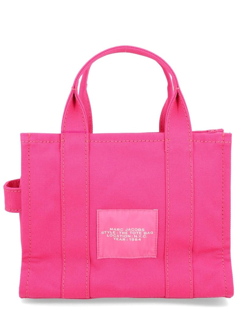fuchsia cotton handbag by Selfnex